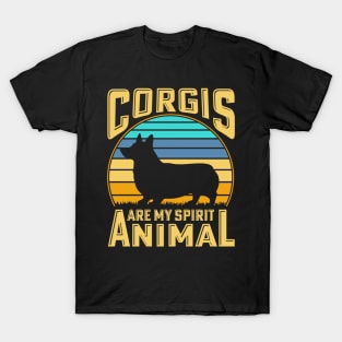 Corgis are my spirit animal T-Shirt